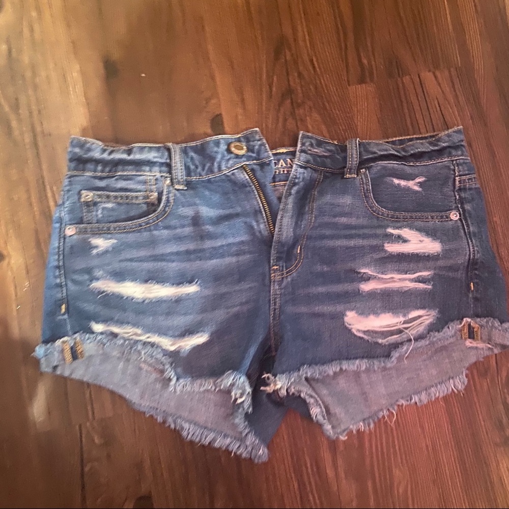American eagle jean shorts